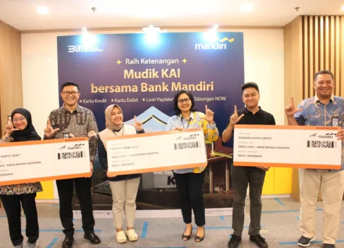 Bank Mandiri Apresiasi Nasabah Setia: Mudik Gratis Naik Kereta Api 2025
