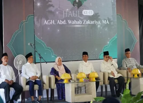 H. Usman Wakili Wali Kota Palu di Haul Anregurutta Wahab Zakariya ke-13