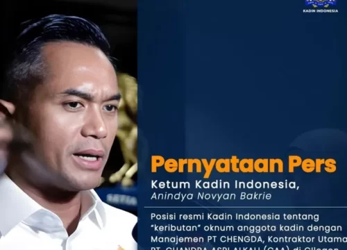 Konflik Kadin Cilegon-PT Chengda: Anindya Bakrie Siap Beri Sanksi Tegas