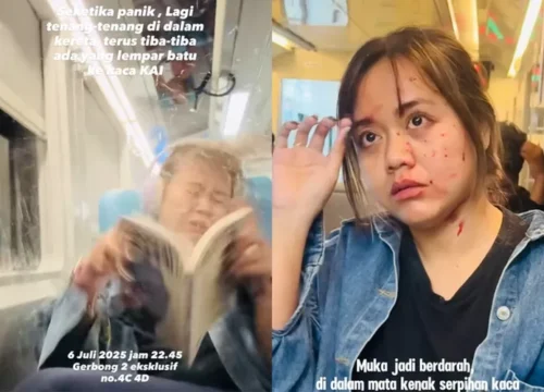 Penumpang Wanita KA Sancaka Luka Parah, Serpihan Kaca Bersarang di Mata Akibat Pelemparan Batu