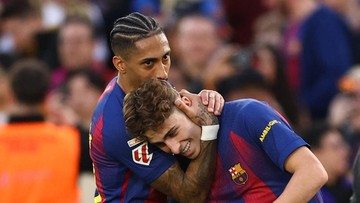 Defisit 4 Gol Bukan Halangan! Raphinha: Barca Bisa Bikin Keajaiban