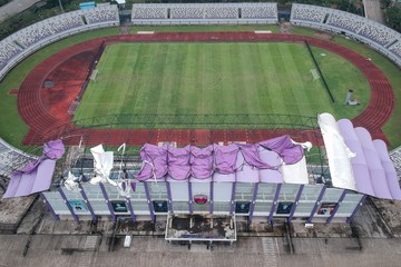 Badai Terjang Markas Persita: Atap Indomilk Arena Rusak Parah!
