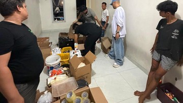 TERBONGKAR! Pabrik Kosmetik Ilegal Berbahaya di Bogor Digerebek